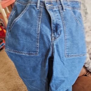 Knox Rose Relaxed Fit Blue Jeans